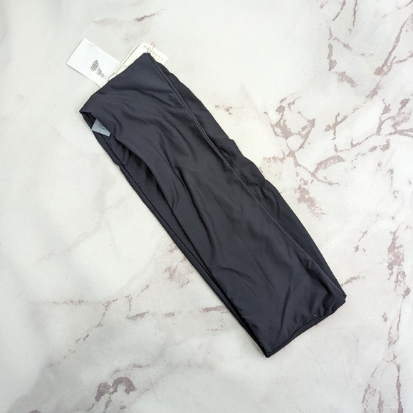 Good American Swim Top Women Black Better Band Bandeau Strapless - Picture 4 of 9